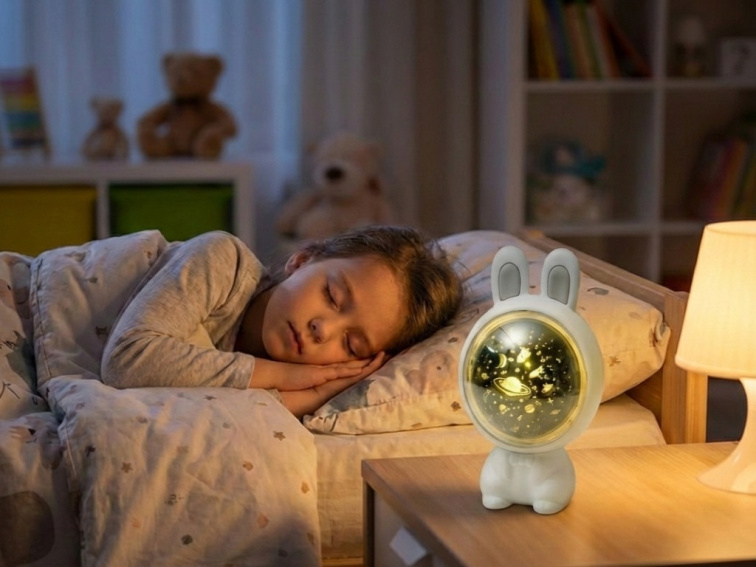 Noćno svjetlo za bebe - Projektor Zeko