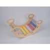 Montessori ljuljačka 5u1 pastel iz seta s daskom 2u1 pastel