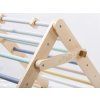 Rastući Montessori Piklerov trokut s daskom 2u1 - pastelni set