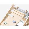 Rastući Montessori Piklerov trokut s dvostranom daskom - pastelni set