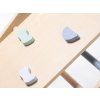 Pastelni set - Rastući Montessori Piklerov trokut s dvostranom daskom
