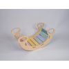 Drvena Montessori ljuljačka 5u1 - pastel