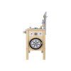 Drveni stol za alat za djecu s kompresorom