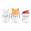 Dječja silikonska lampa - medvjedić s raznobojnim šeširićima