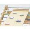 Pričvršćivanje daske - Montessori Piklerov trokut 3u1 s activity board pločom i daskom 2u1 - pastel