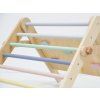 Pastelne prečke - Montessori Piklerov trokut 3u1 s activity board pločom i daskom 2u1 - pastel